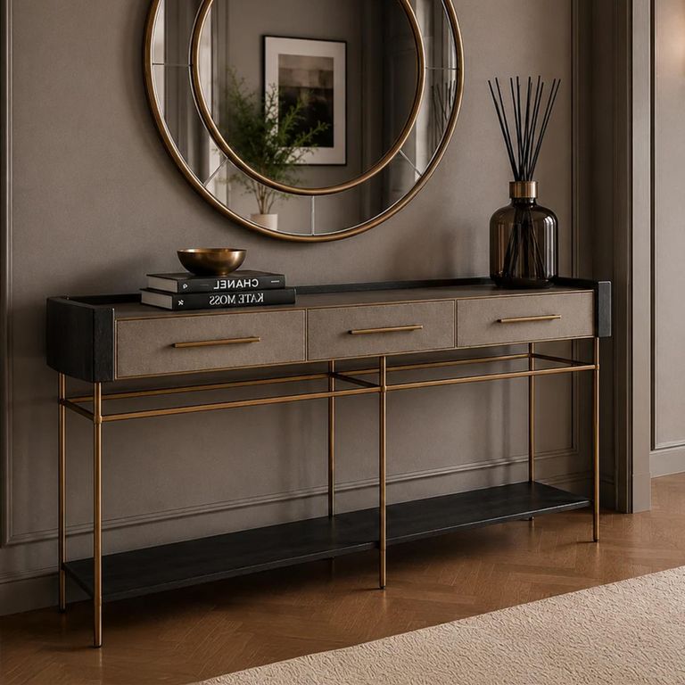 Limoges 3 Drawer Console Table