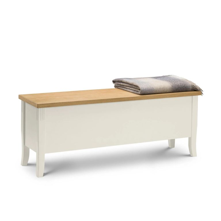 Davenport Storage Bench - Ivory