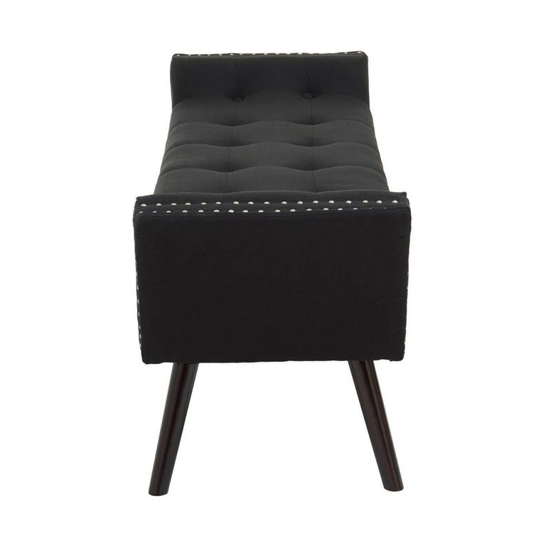 Alea Hall Bench - Black Fabric