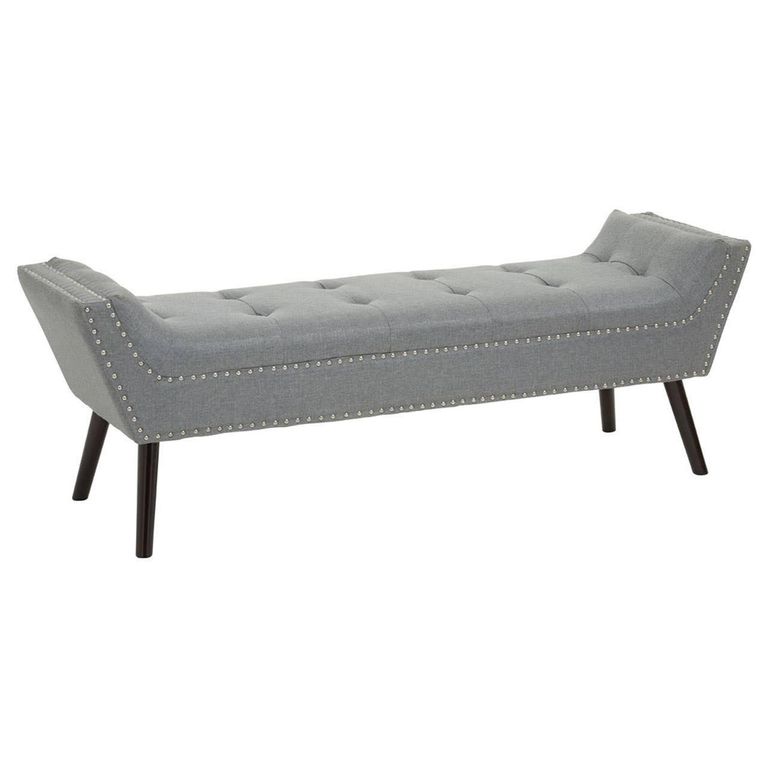 Alea Hall Bench - Grey Fabric