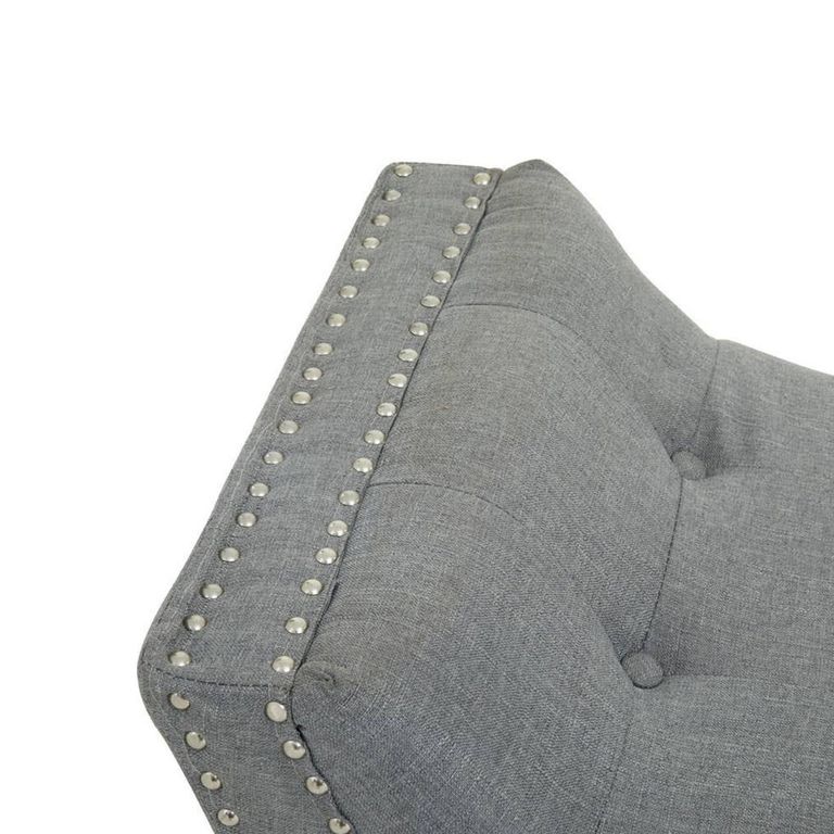 Alea Hall Bench - Grey Fabric