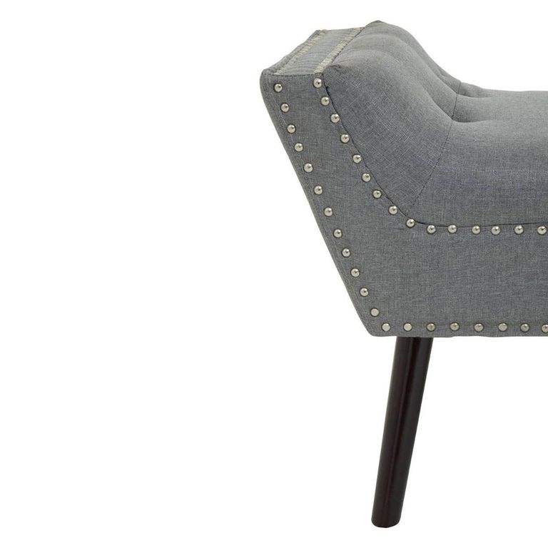 Alea Hall Bench - Grey Fabric