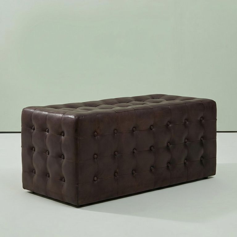 Buffalo Bench - Brown - Leather