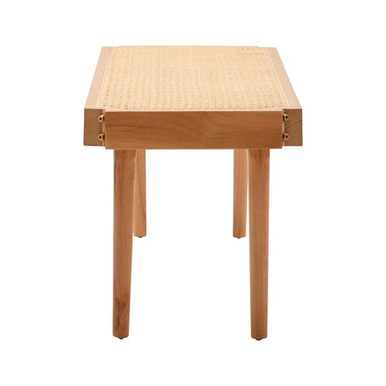 Cebu Bench - Natural Cane and Beech Wood