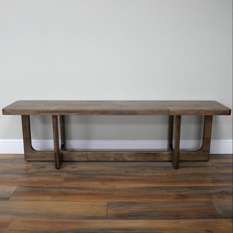 Hall Bench - Large - Rubber Wood