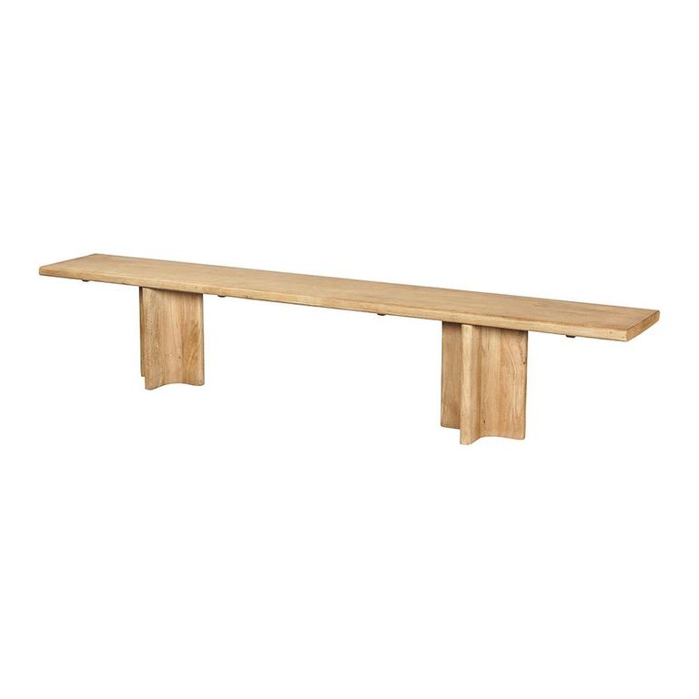Clover Bench - Extra Large - Natural - Mango Wood