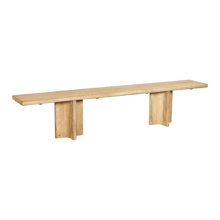 Clover Bench - Large - Natural - Mango Wood