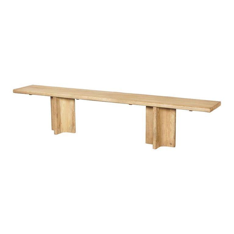 Clover Bench - Large - Natural - Mango Wood