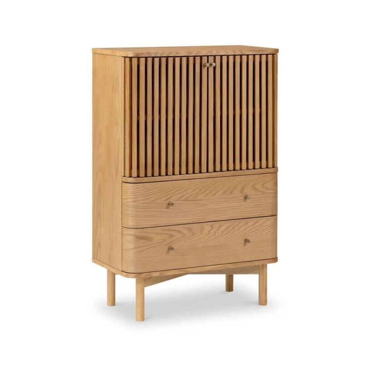 Soho Cabinet - 2 Door - Slatted - Oak