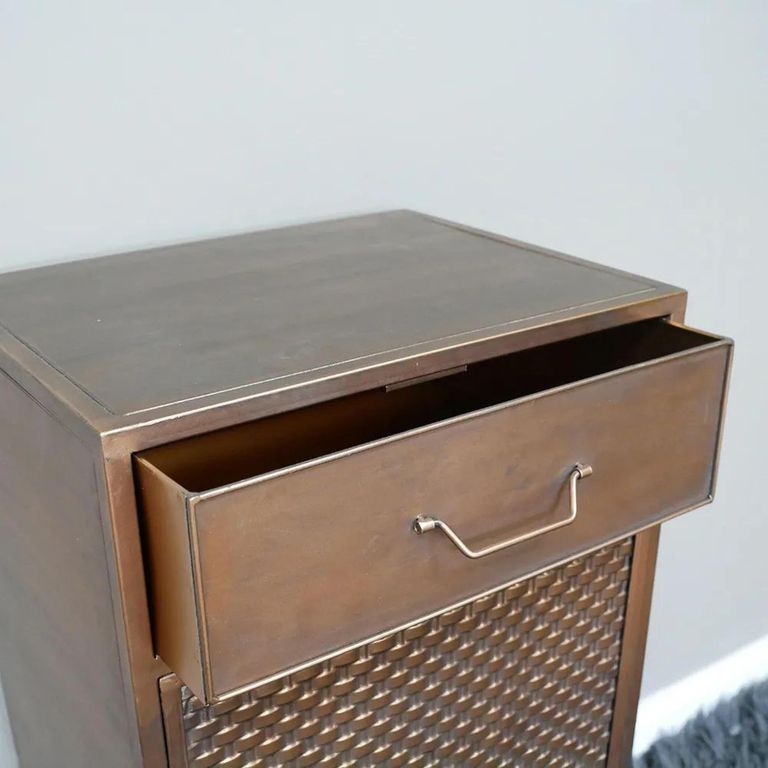 Clearance - Hall Cabinet - 1 Door - 1 Drawer - Copper - FSS16996