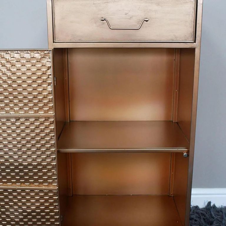 Clearance - Hall Cabinet - 1 Door - 1 Drawer - Copper - FSS16996