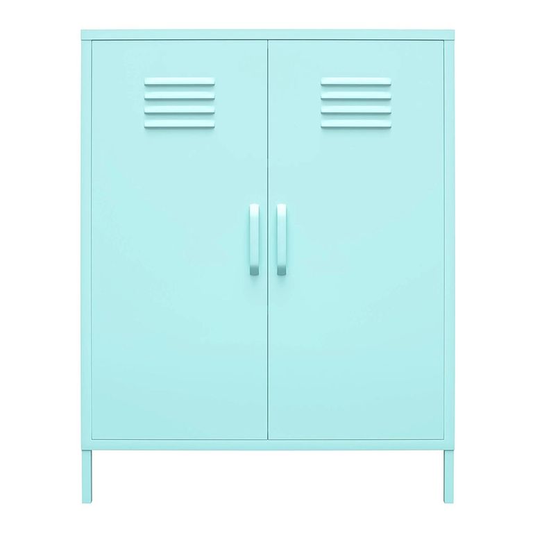 Novogratz Cache Locker Storage Cabinet - Mint - 2 Doors - 3384811COMNUK