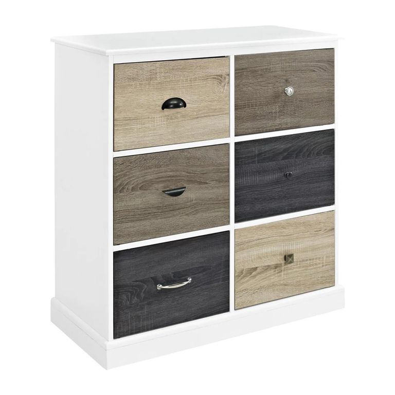 Mercer Storage Cabinet - 6 Door - White - 5072096UK