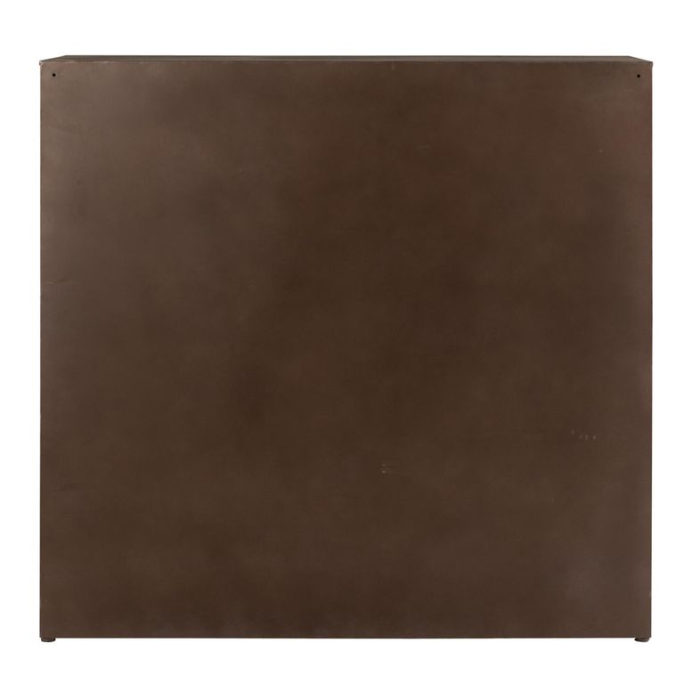 Bade Hall Cabinet - Multi Drawer - Industrial Style - Rust Brown Metal