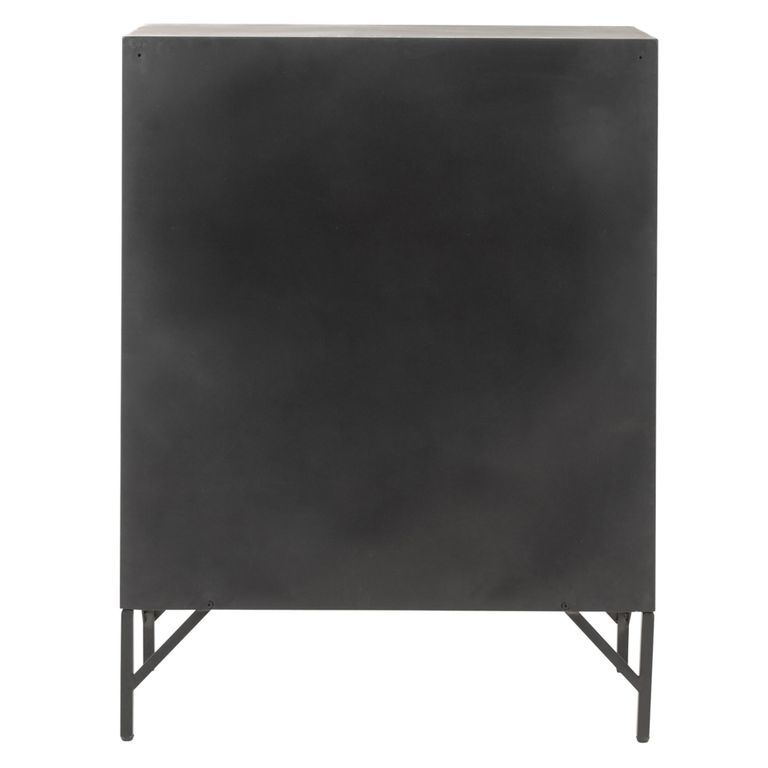 Locker Style Cupboard - 9 Door - Industrial Look - Black Metal