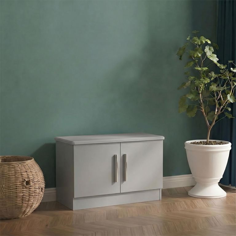 Knightsbridge Low Cabinet - 2 Door - Grey