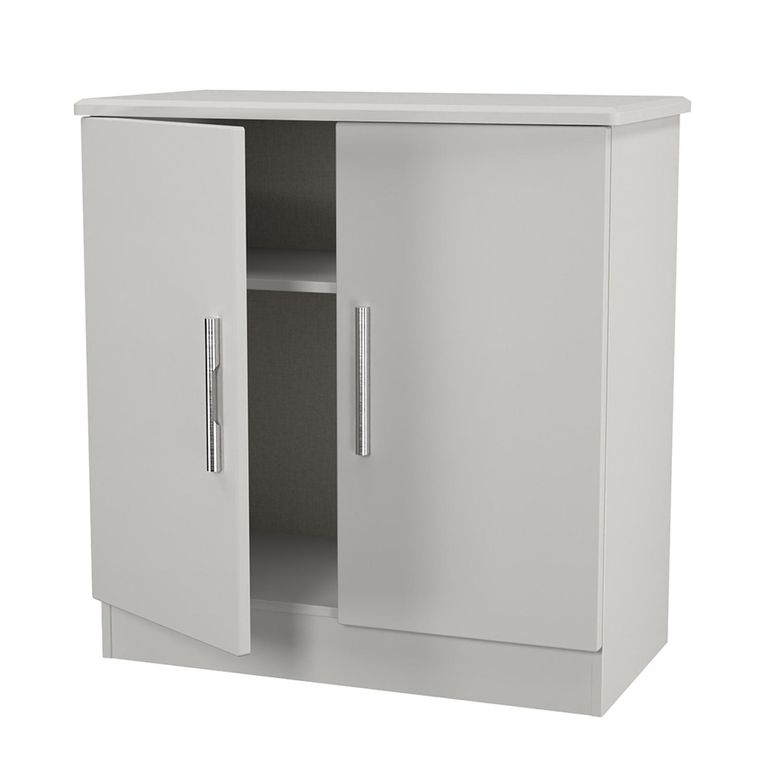 Knightsbridge Hall Cabinet - 2 Door - Grey