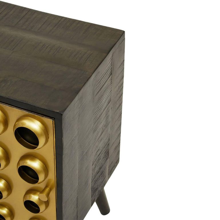 Arti Cabinet - 1 Door - Black - Mango Wood