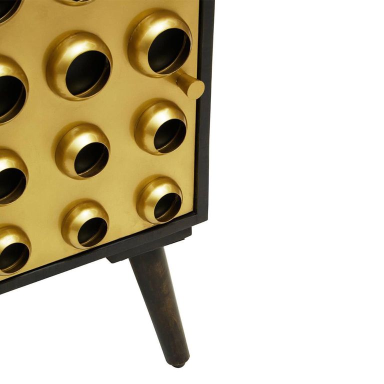 Arti Cabinet - 1 Door - Black - Mango Wood