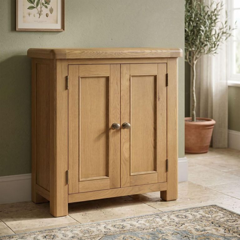 Dorchester Cupboard - 2 Door - Small - Rustic Oak