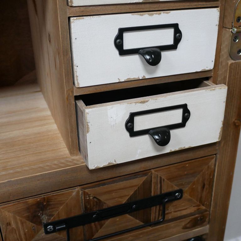 Storage Hall Cabinet - Rustic - Fir Wood