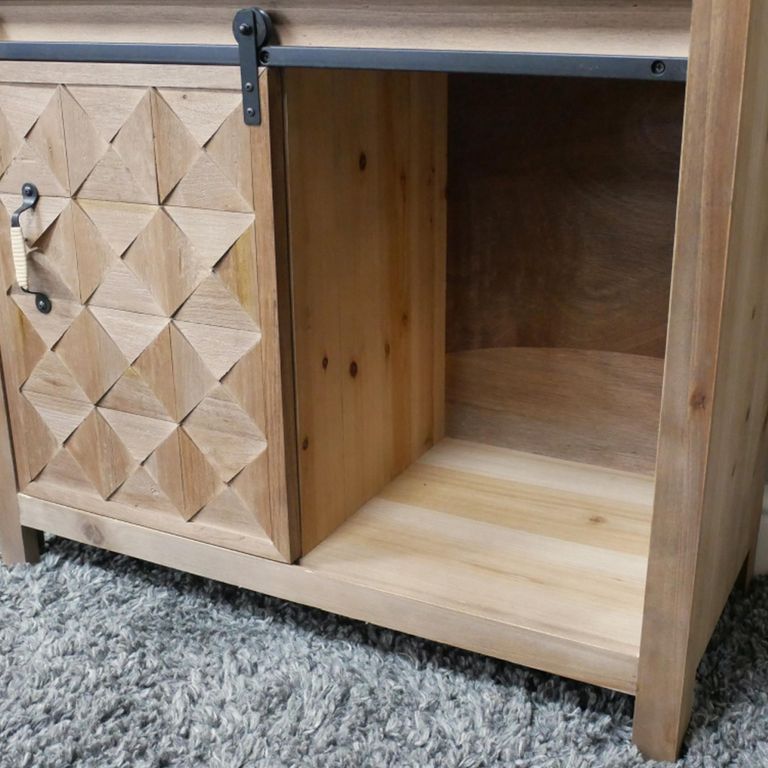 Storage Hall Cabinet - Rustic - Fir Wood