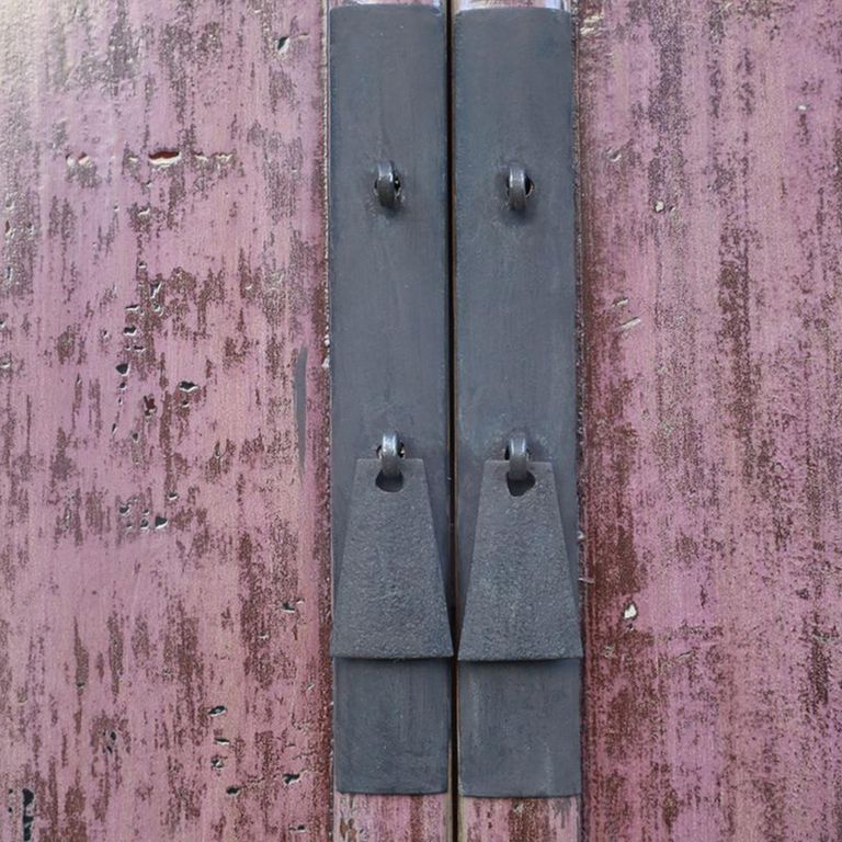 Unique One of a Kind - Distressed Storage Cabinet - 2 Door - 2 Drawer - Pink - Elm Wood