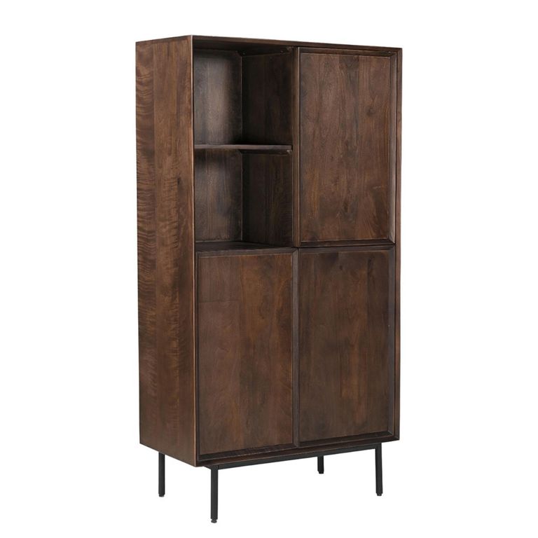 Ravenstein Storage Cabinet - 3 Door - Chestnut - Mango Wood