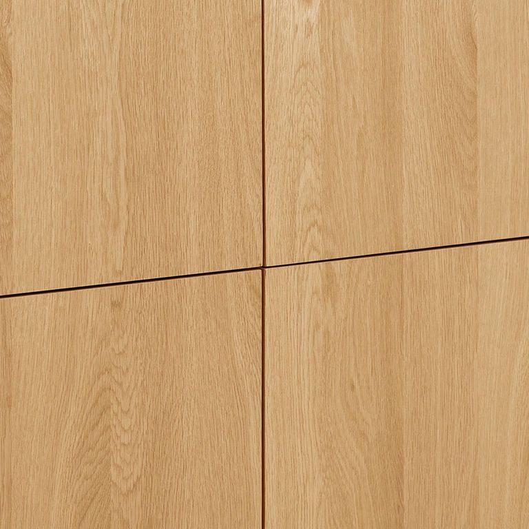 Darwin Oak Hall Cabinet - 2 Door - Natural