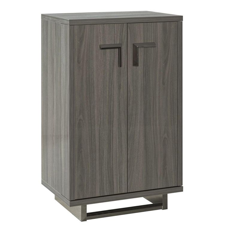 Volare Italian Bar Unit - 2 Door - Venetian Grey