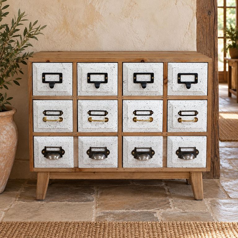 Wooden Multi Drawer 7 Drawer Small Storage Unit