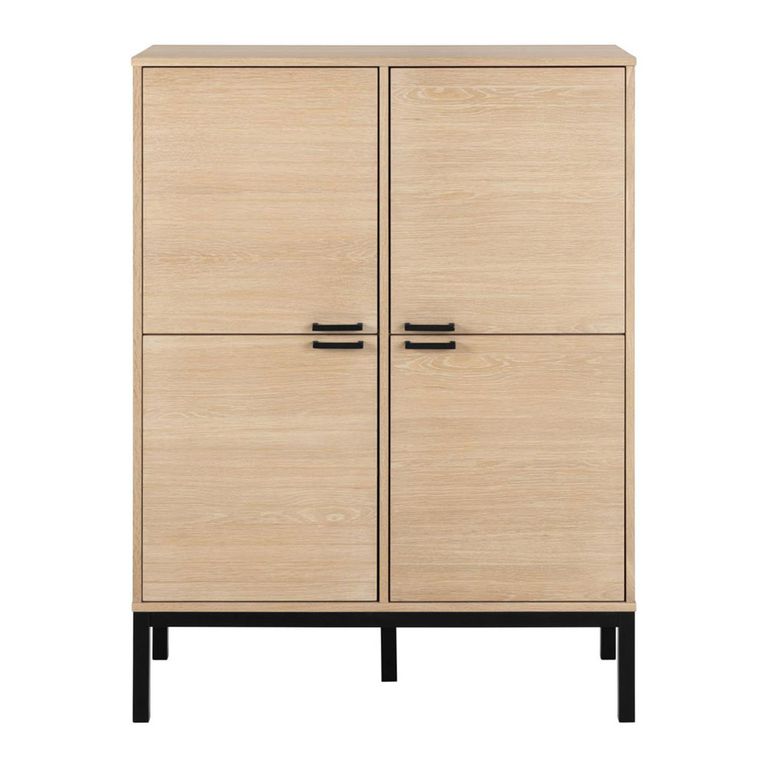 Kensington Hall Cabinet - 4 Door - Oak