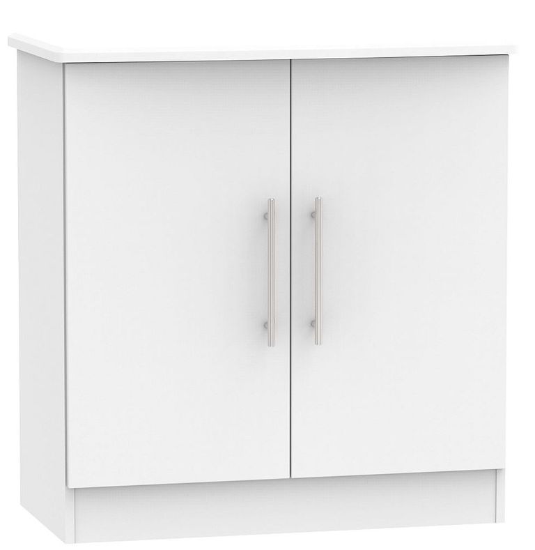 Sherwood Hall Cabinet - 2 Door - Grey
