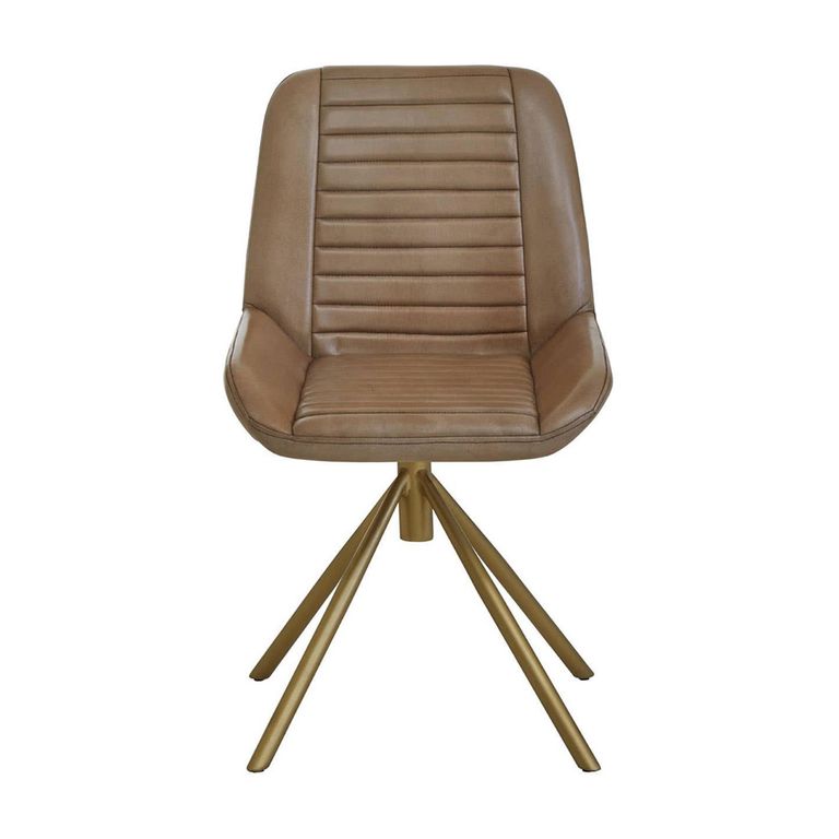 Buffalo Accent Chair - Swivel - Grey - Leather