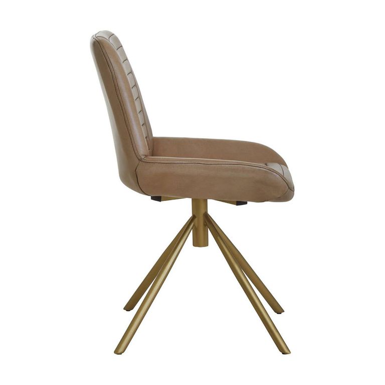 Buffalo Accent Chair - Swivel - Grey - Leather