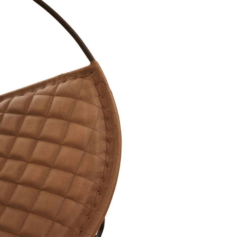 Buffalo Iron Chair - Light Brown - Leather