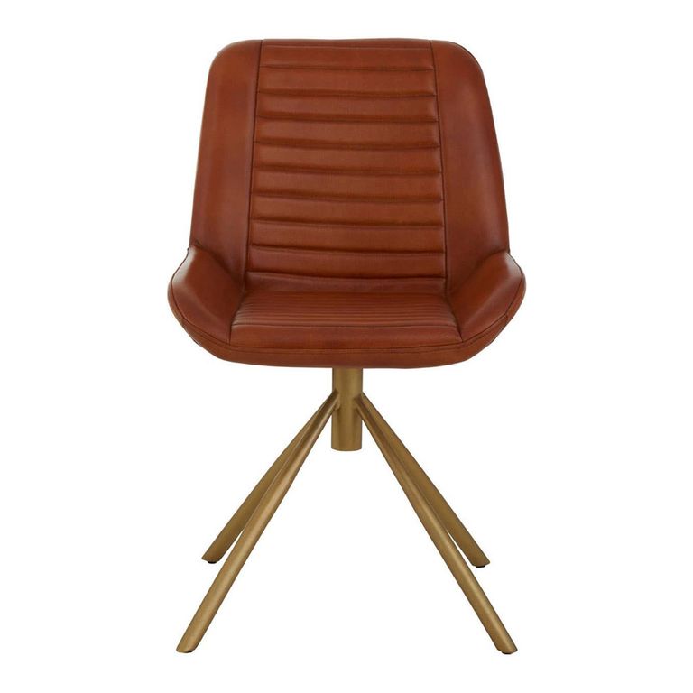 Buffalo Swivel Chair - Tan - Leather