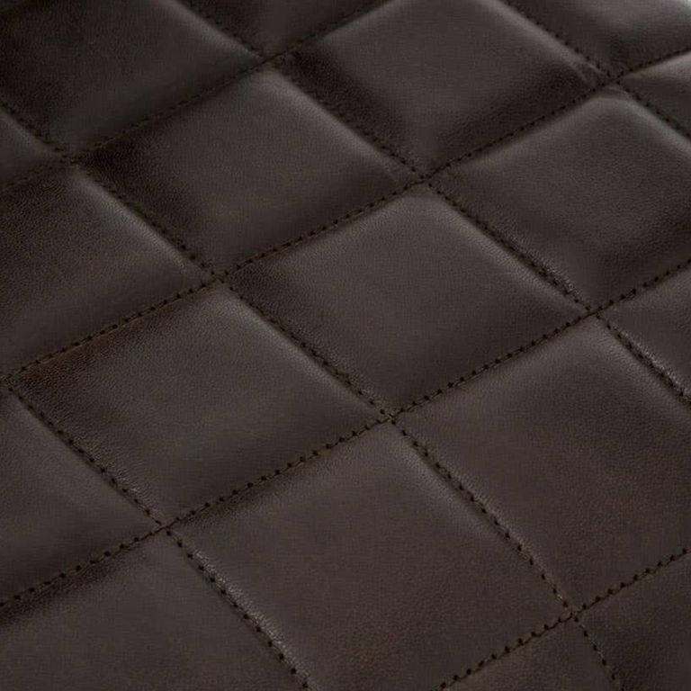 Buffalo Weave Chair - Black - Leather with Metal