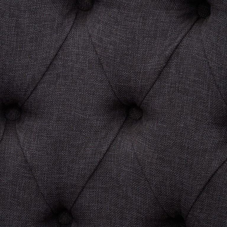 Cabra Armchair - Graphite Grey Fabric with Wood