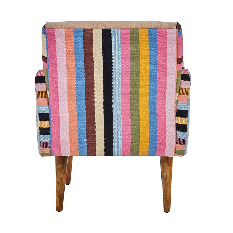 Cefena Armchair - Multicoloured Fabric