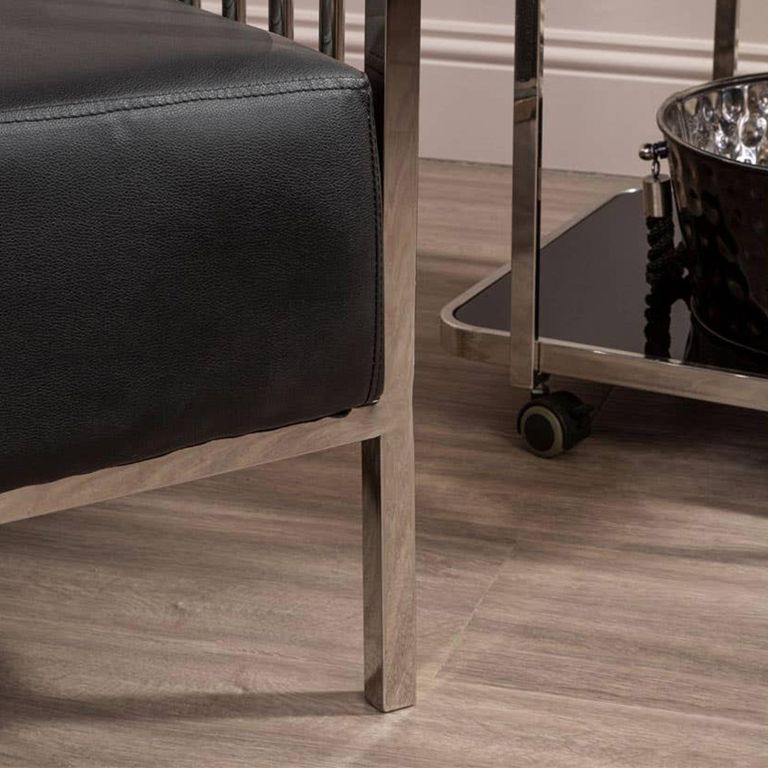 Eliza Chair - Silver Metal Frame with Dome Cage
