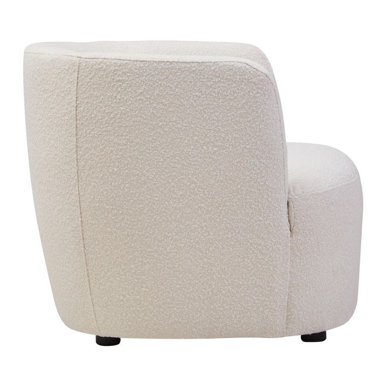Bruge Chair - Curved - Cream Fabric