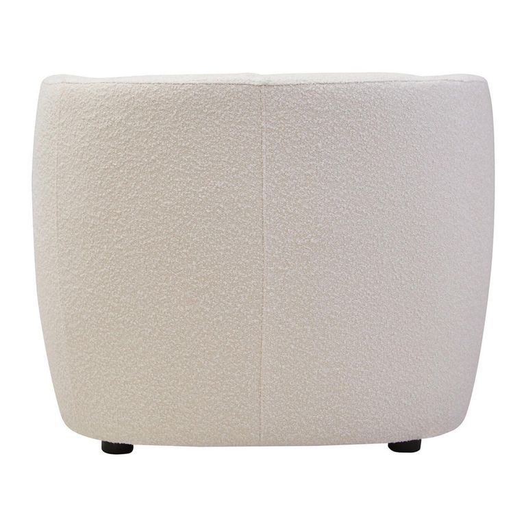 Bruge Chair - Curved - Cream Fabric