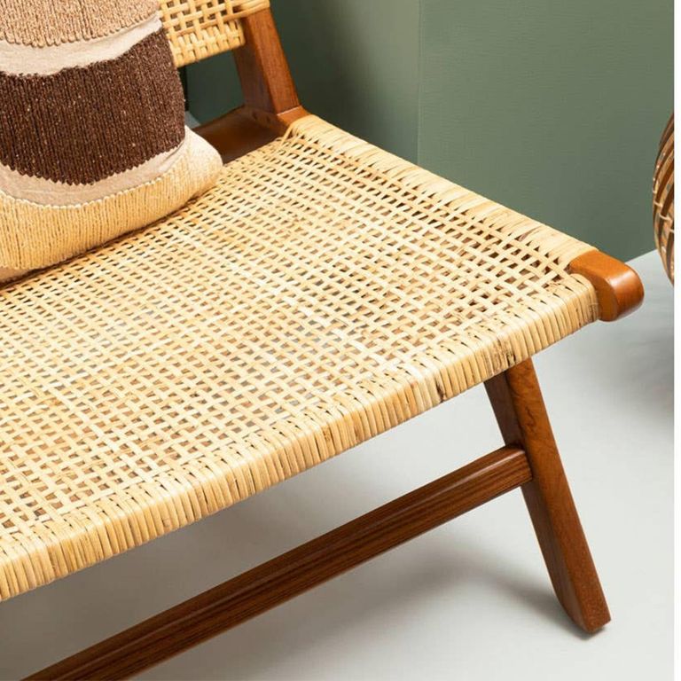 Lovina Lounge Chair - Teak Wood and Rattan