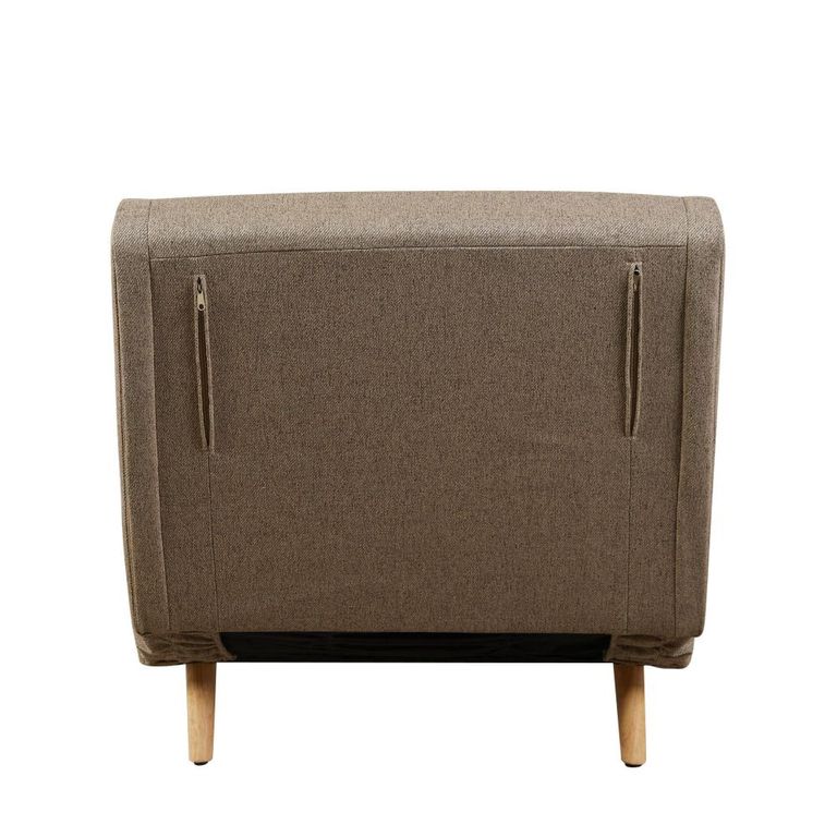 Freya Accent Armless Chair - Beige - Fabric