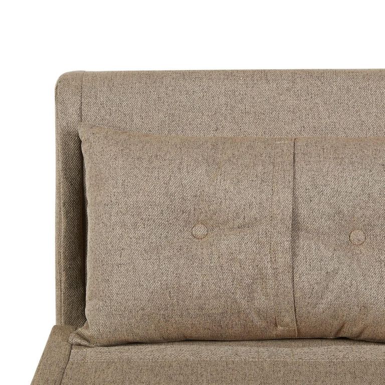 Freya Accent Armless Chair - Beige - Fabric