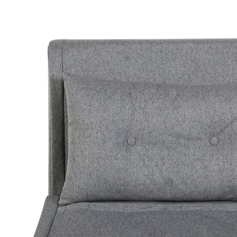 Freya Accent Armless Chair - Grey - Fabric