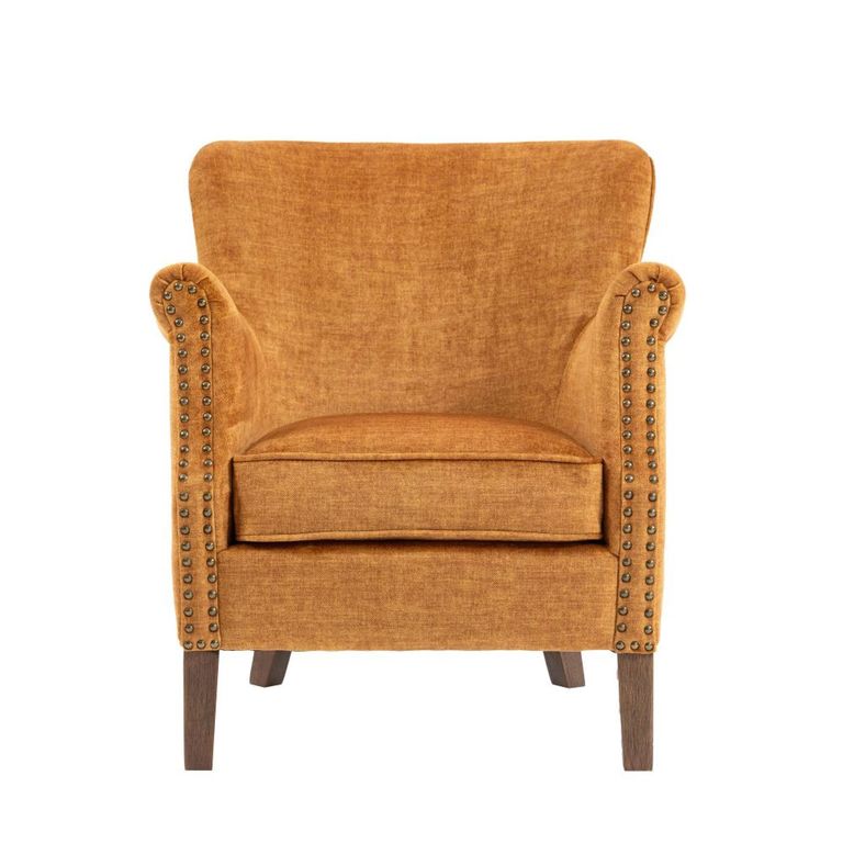 Harlow Accent Armchair - Amber - Fabric