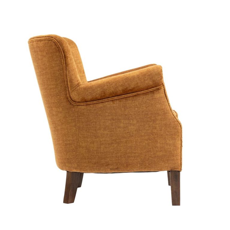 Harlow Accent Armchair - Amber - Fabric