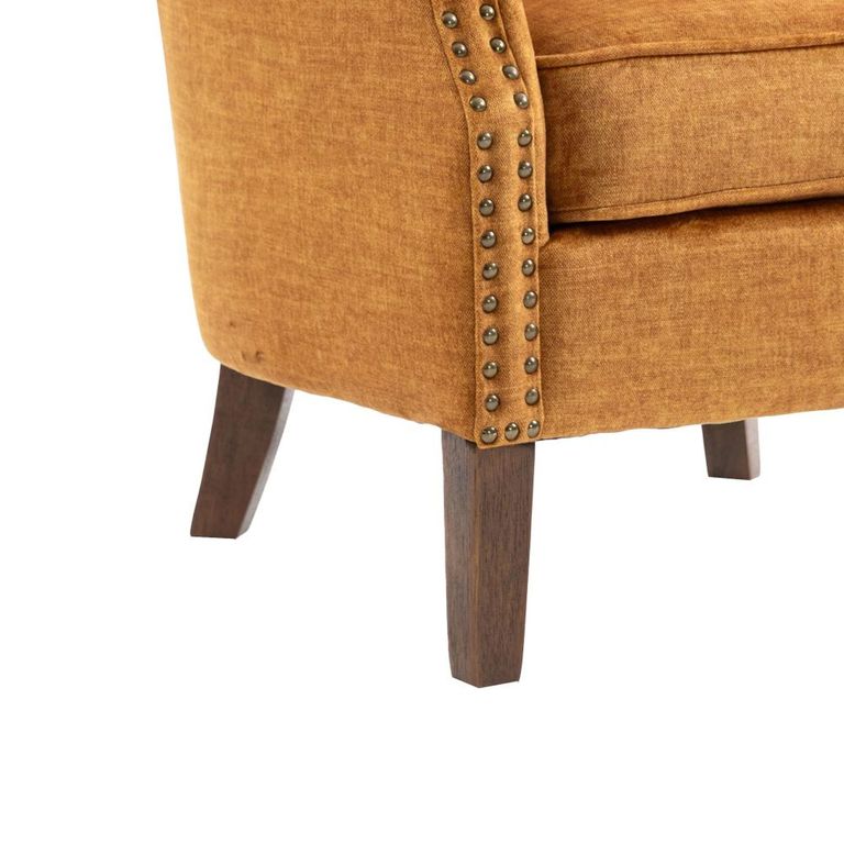 Harlow Accent Armchair - Amber - Fabric